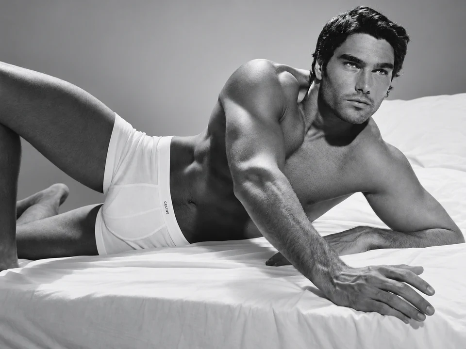 DELFI — Hernán Drago · licensed digital clone in an underwear production
