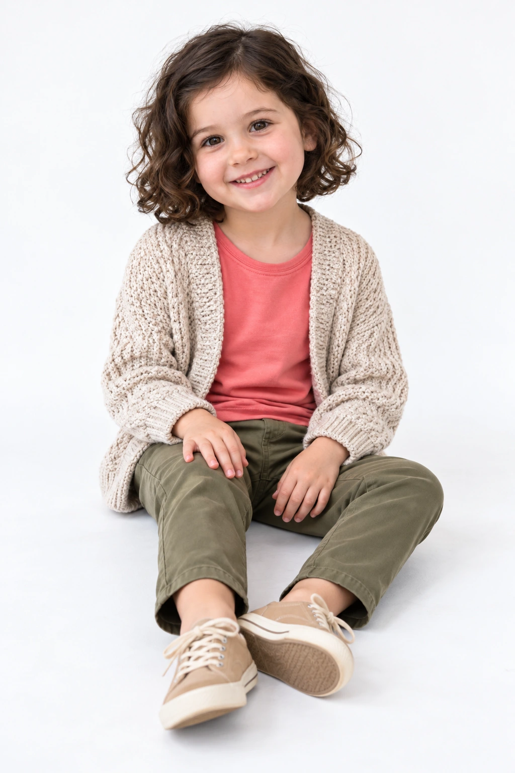 Violeta · Atitude, modelo virtual da DELFI em estúdio com fundo branco