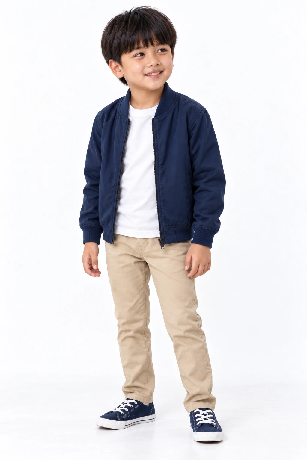 Luca · Silhueta, modelo virtual da DELFI em estúdio com fundo branco