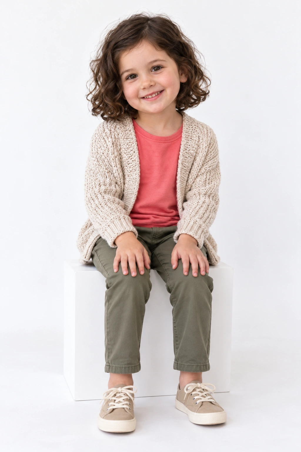 Violeta · Presença, modelo virtual da DELFI em estúdio com fundo branco