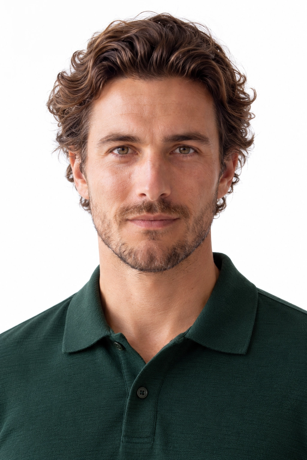 Axel · Retrato, modelo virtual da DELFI em estúdio com fundo branco