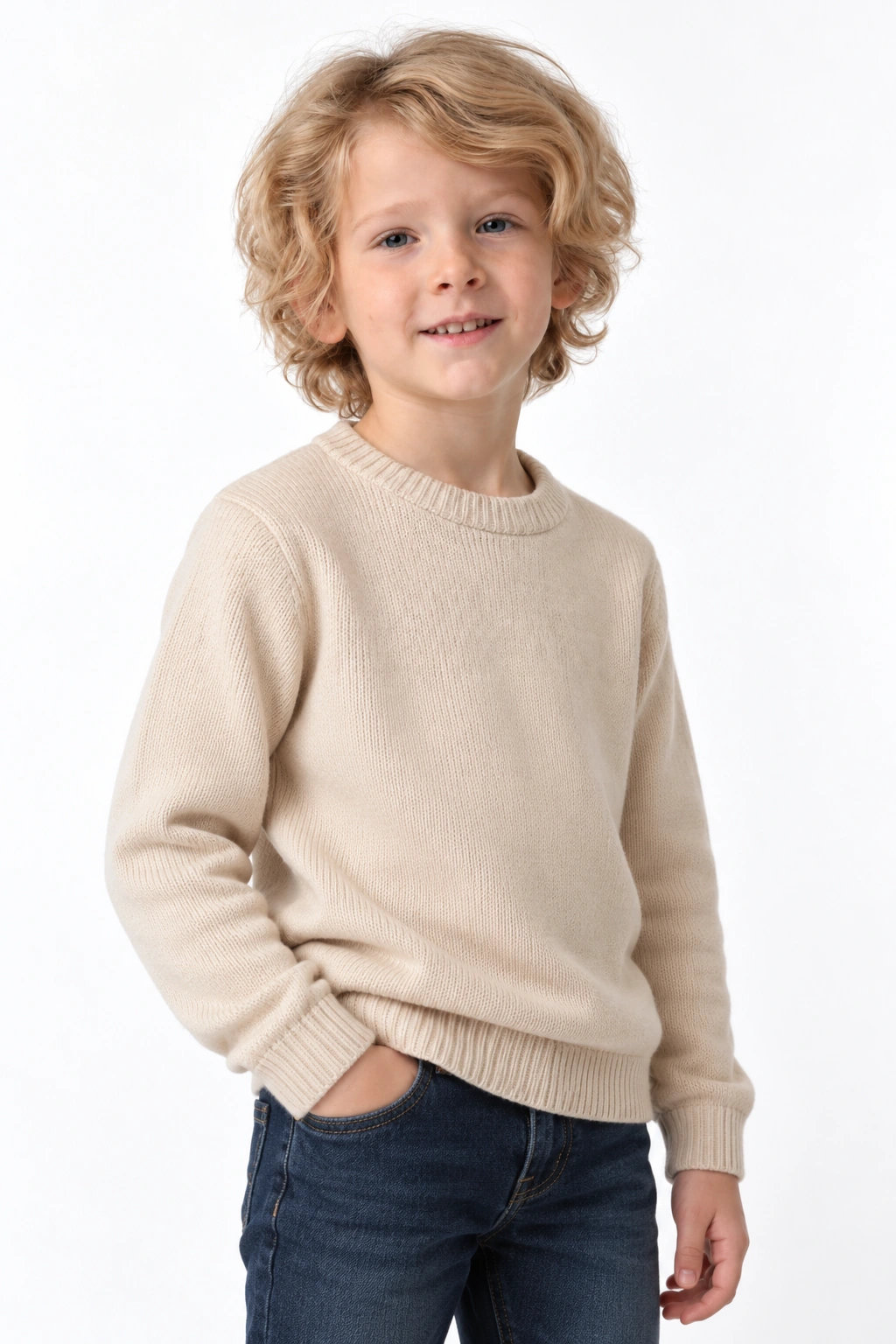Julián · Presença, modelo virtual da DELFI em estúdio com fundo branco