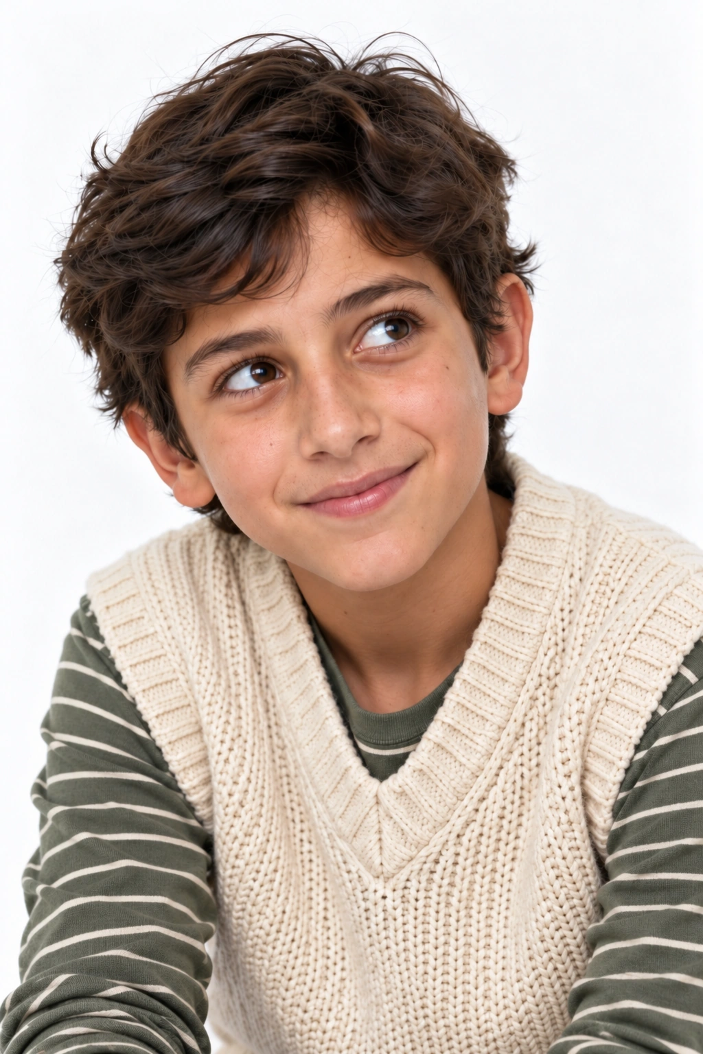 Emilio · Retrato, modelo virtual da DELFI em estúdio com fundo branco
