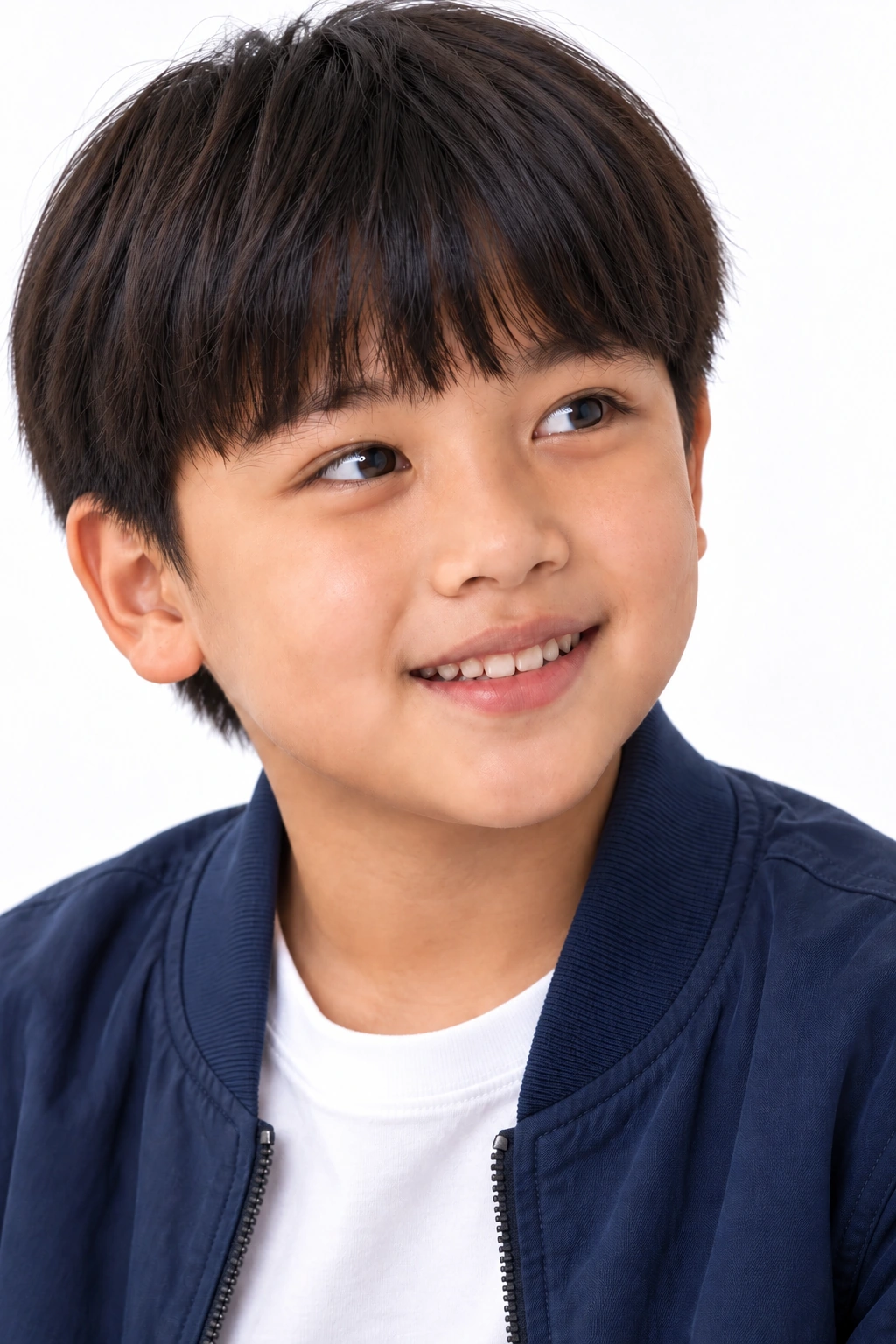 Luca · Retrato, modelo virtual da DELFI em estúdio com fundo branco