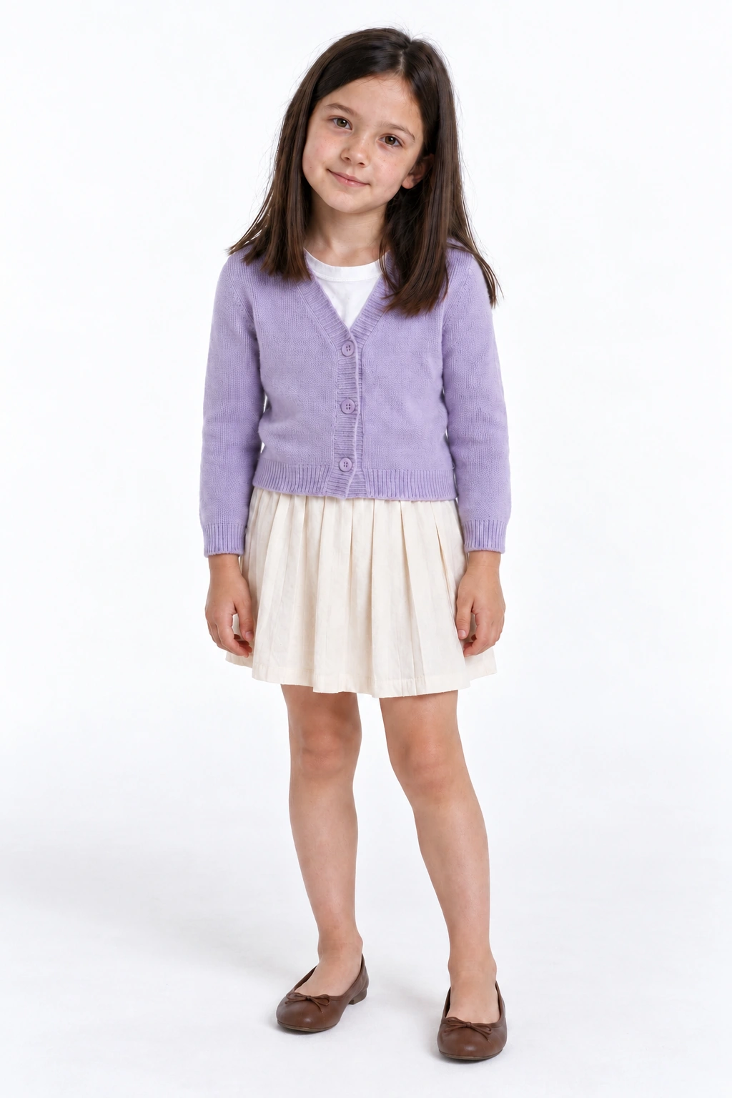 Delfina · Silhueta, modelo virtual da DELFI em estúdio com fundo branco