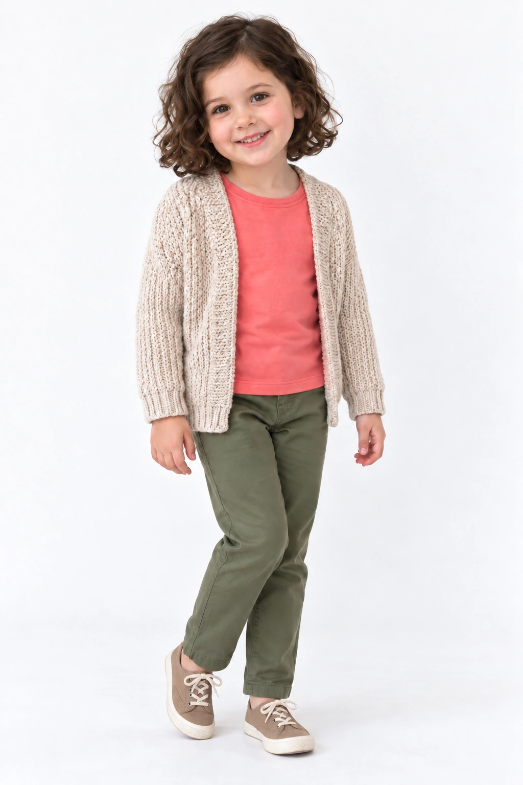 Violeta · Silhueta, modelo virtual da DELFI em estúdio com fundo branco