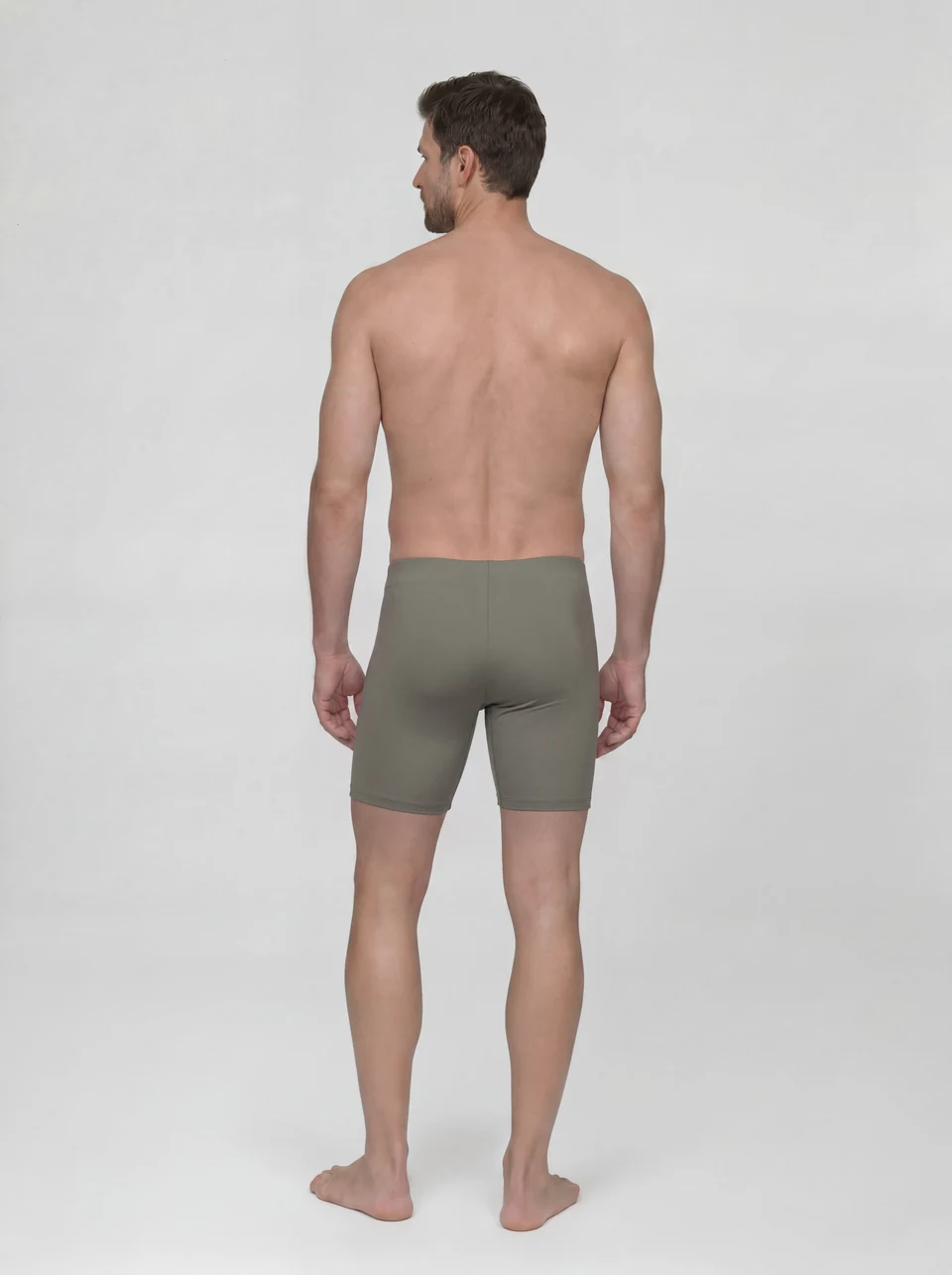 LEO — Green boxer briefs · back view